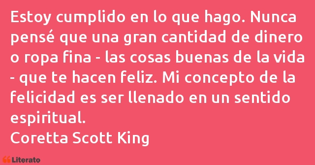 Frases de Coretta Scott King