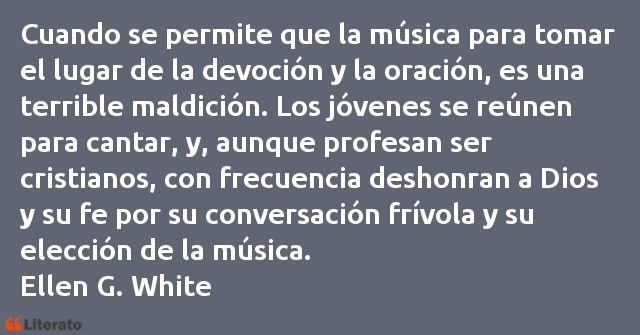 Frases de Ellen G. White