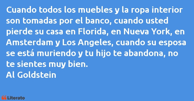 Frases de Al Goldstein