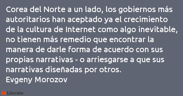 Frases de Evgeny Morozov