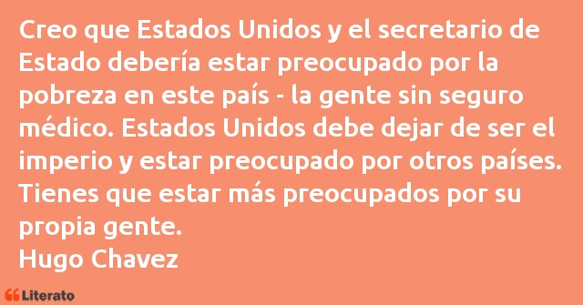 Frases de Hugo Chavez