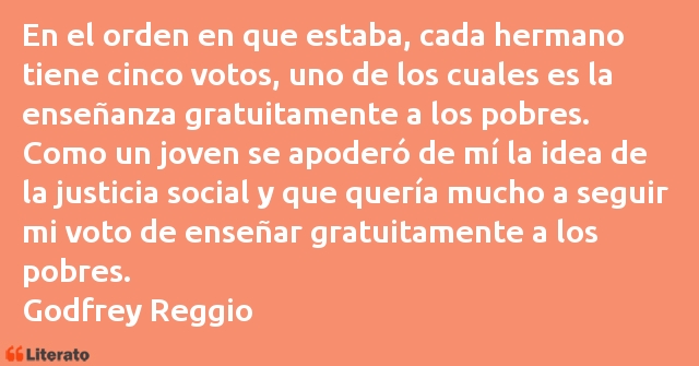 Frases de Godfrey Reggio