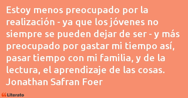 Frases de Jonathan Safran Foer