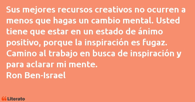 Frases de Ron Ben-Israel