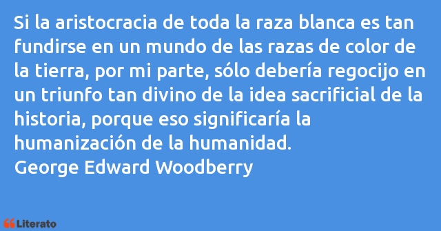 Frases de George Edward Woodberry