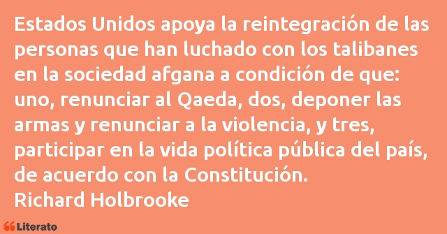 Frases de Richard Holbrooke