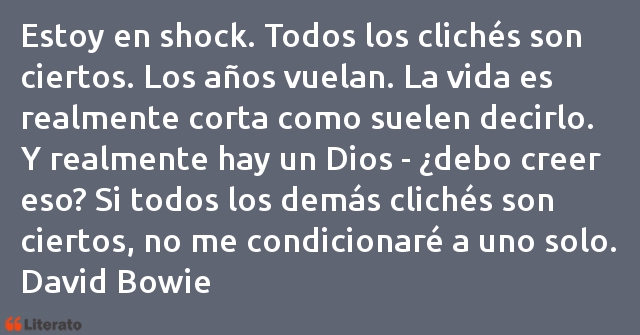 Frases de David Bowie