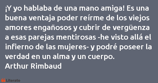 Frases de Arthur Rimbaud