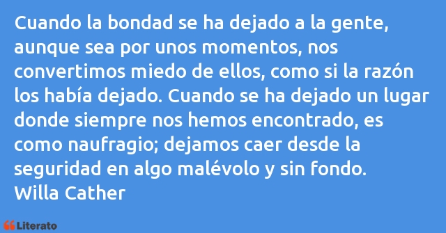 Frases de Willa Cather