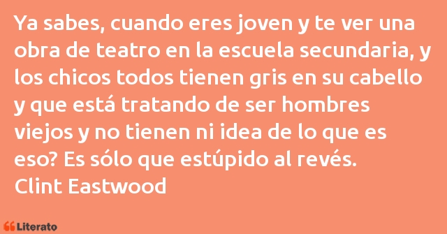 Frases de Clint Eastwood