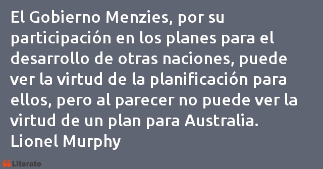 Frases de Lionel Murphy