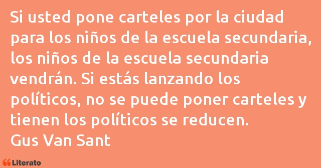 Frases de Gus Van Sant