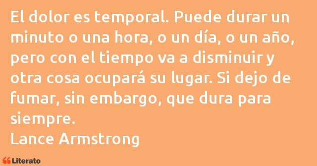 Frases de Lance Armstrong