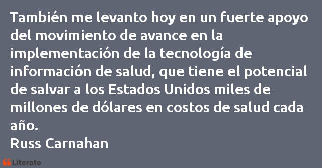 Frases de Russ Carnahan