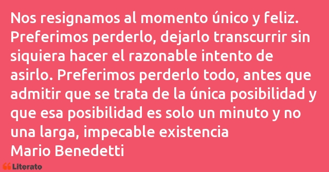 Frases de Mario Benedetti