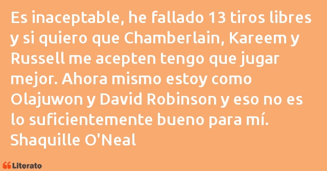 Frases de Shaquille O'Neal