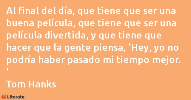 Frases de Tom Hanks