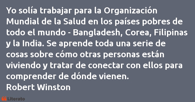 Frases de Robert Winston