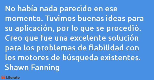 Frases de Shawn Fanning