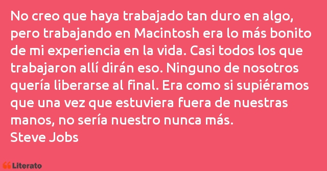 Frases de Steve Jobs