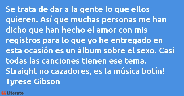 Frases de Tyrese Gibson