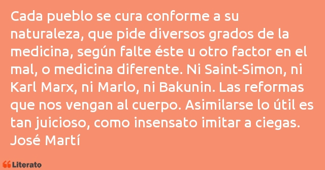 Frases de José Martí