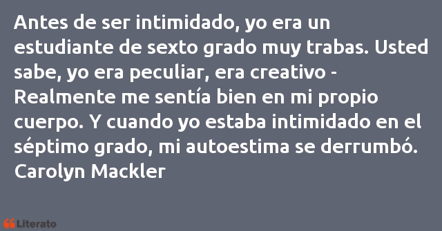 Frases de Carolyn Mackler