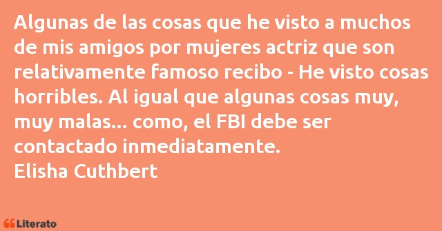 Frases de Elisha Cuthbert