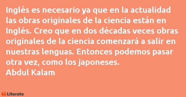 Frases de Abdul Kalam