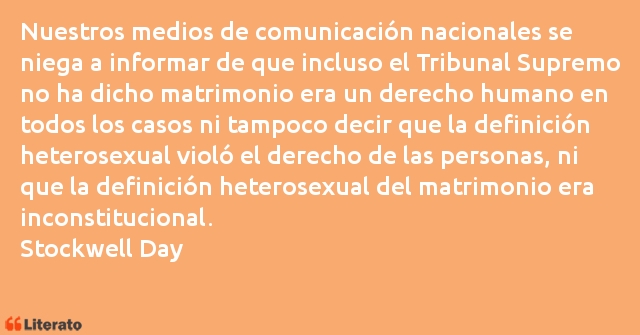 Frases de Stockwell Day