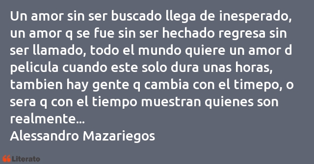 Frases de Alessandro Mazariegos