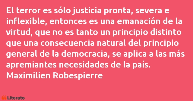 Frases de Maximilien de Robespierre