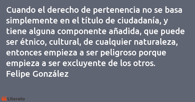 Frases de Felipe González