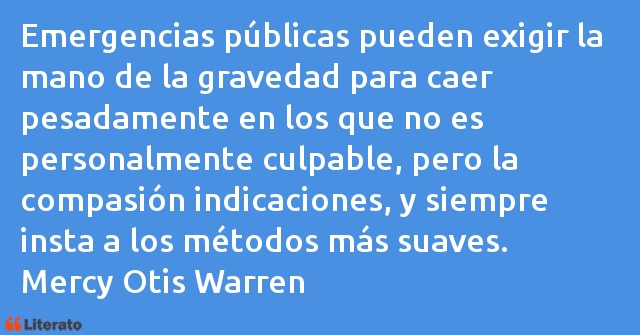 Frases de Mercy Otis Warren