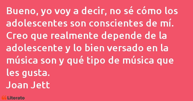 Frases de Joan Jett