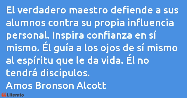 Frases de Amos Bronson Alcott