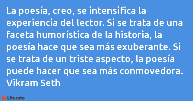 Frases de Vikram Seth