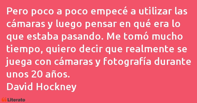 Frases de David Hockney