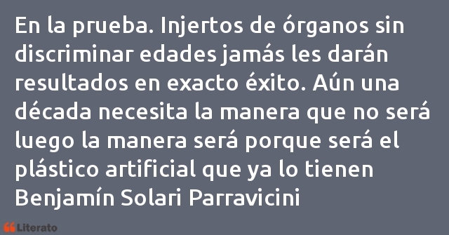 Frases de Benjamín Solari Parravicini