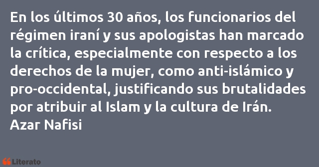 Frases de Azar Nafisi