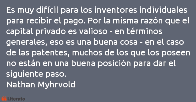 Frases de Nathan Myhrvold