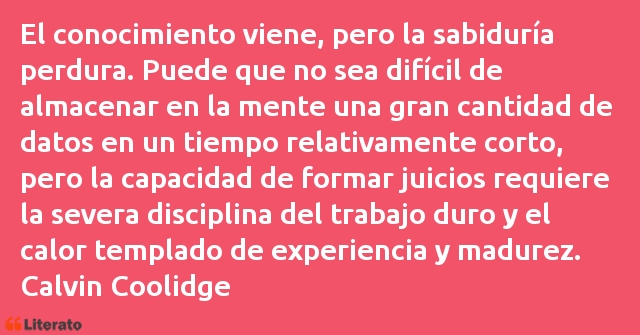 Frases de Calvin Coolidge