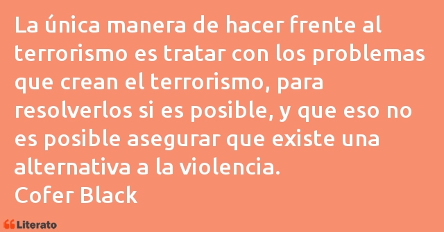 Frases de Cofer Black