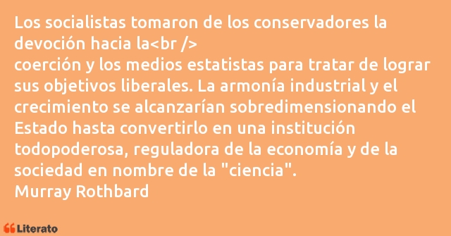 Frases de Murray Rothbard