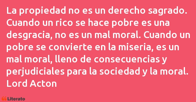 Frases de Lord Acton