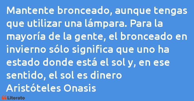 Frases de Aristóteles Onasis