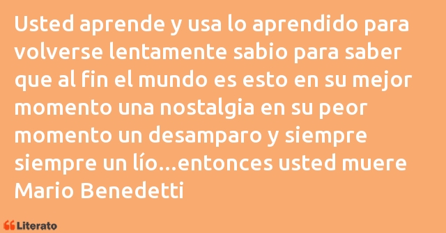 Frases de Mario Benedetti