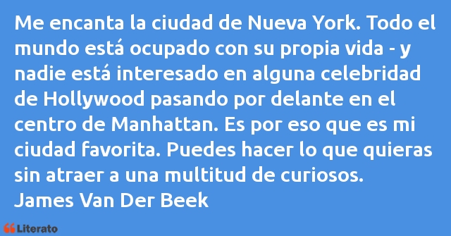 Frases de James Van Der Beek