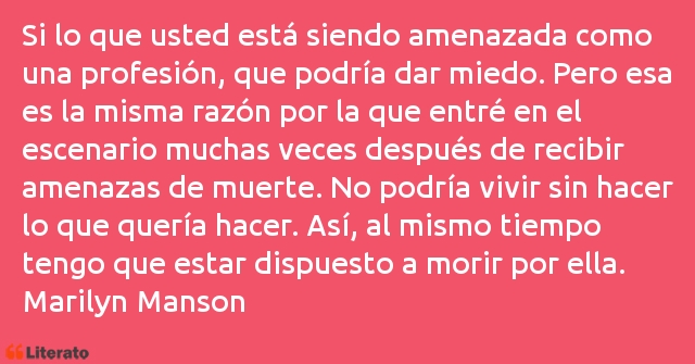 Frases de Marilyn Manson