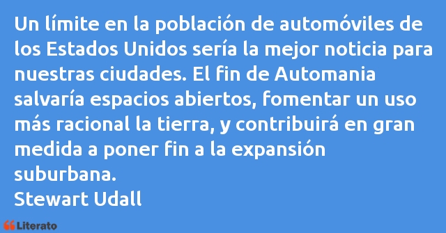 Frases de Stewart Udall